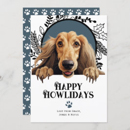 Happy Howlidays Afghan Hound Weihnachten