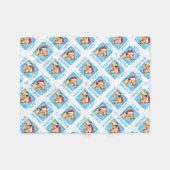Happy Howlidays Airedale Fleecedecke (Vorderseite (Horizontal))