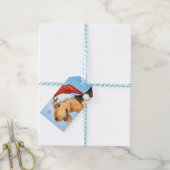 Happy Howlidays Airedale Geschenkanhänger (Mit Garn)