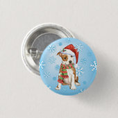 Happy Howlidays Am Staff Button (Vorne & Hinten)