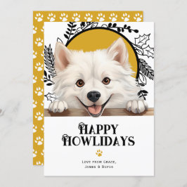 Happy Howlidays American Eskimo Dog Weihnachten
