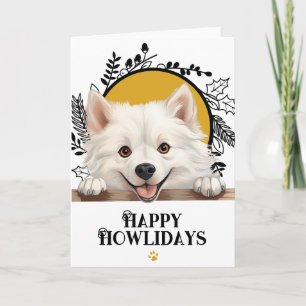 Happy Howlidays American Eskimo Dog Weihnachten