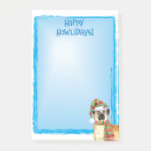 Happy Howlidays Anatolian Shepherd Post-it Notes Klebezettel (Vorderseite)