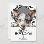 Happy Howlidays Australian Stumpy Dog Weihnachten (Vorderseite)