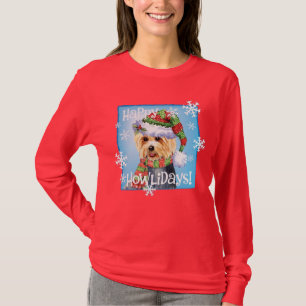 Happy Howlidays Australian Terrier T - Shirt