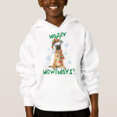 Happy Howlidays Belgium Malinois Hoodie (Vorderseite)