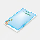 Happy Howlidays Belgium Malinois Post-it Klebezettel (angewinkelt)