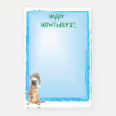 Happy Howlidays Belgium Malinois Post-it Klebezettel (Vorderseite)