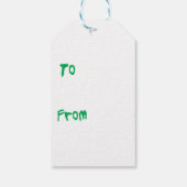 Happy Howlidays Belgium Tervuren Geschenkanhänger (Rückseite)