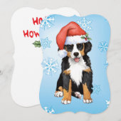 Happy Howlidays Berner Feiertagskarte (Vorne/Hinten)