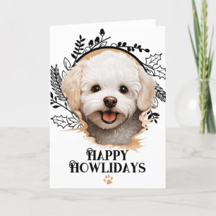 Happy Howlidays Bichon Frise Dog Weihnachten