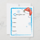 Happy Howlidays Black Lab Einladung (Rückseite)