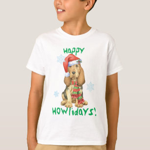 Happy Howlidays Bloodhound T - Shirt