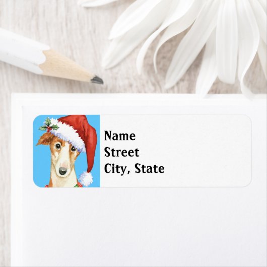 Happy Howlidays Borzoi (Insitu)