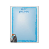 Happy Howlidays Bouvier Notizblock (Rotiert)