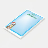 Happy Howlidays Boxer Post-it Klebezettel (angewinkelt)
