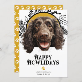 Happy Howlidays Boykin Spaniel Weihnachten