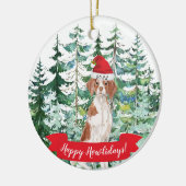 Happy Howlidays Bretagne Hund Weihnachtsschmuck (Links)