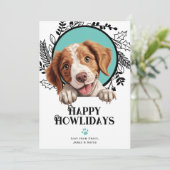 Happy Howlidays Brittany Dog Weihnachten (Stehend Vorderseite)