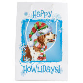 Happy Howlidays Brittany Mittlere Geschenktüte (Rückseite)