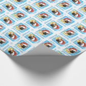 Happy Howlidays Bullmastiff Geschenkpapier (Ecke)