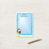 Happy Howlidays Bullmastiff Post-it Klebezettel (Auf Schreibtisch)