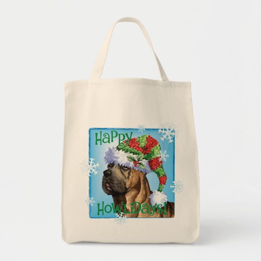 Happy Howlidays Cane Corso Tragetasche (Vorne)