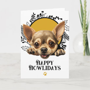 Happy Howlidays Chihuahua Dog Weihnachten