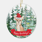Happy Howlidays Chihuahua Dog Weihnachtsschmuck (Links)