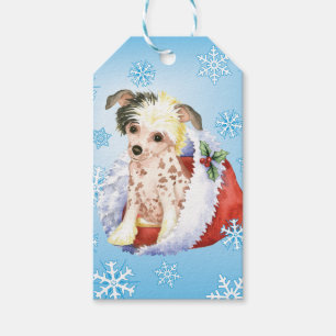 Happy Howlidays Chinese Crested Geschenkanhänger