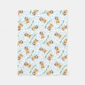 Happy Howlidays Chow Fleece Blanket (Vorderseite)
