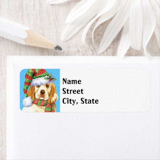 Happy Howlidays Clumber Spaniel (Insitu)