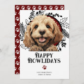 Happy Howlidays Cockapoo Dog Weihnachten (Vorne/Hinten)