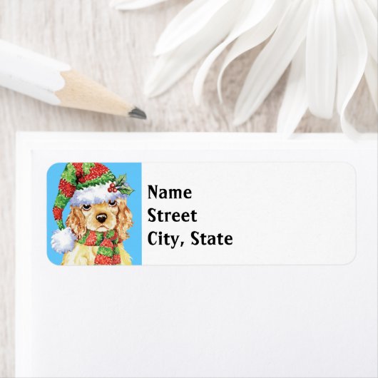 Happy Howlidays Cocker Spaniel (Insitu)