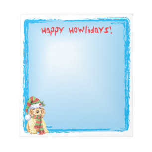 Happy Howlidays Cocker Spaniel Notizblock