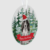 Happy Howlidays Cocker Spaniel Weihnachten Ornament (Vorderseite)