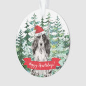 Happy Howlidays Cocker Spaniel Weihnachten Ornament (Vorderseite)