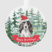 Happy Howlidays Cocker Spaniel Weihnachten Ornament (Vorderseite)