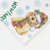 Happy Howlidays Cocker Spanier Fleecedecke (Ecke)