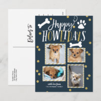 Happy Howlidays Collage | Weihnachts-Foto