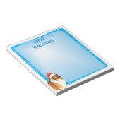 Happy Howlidays Collie Notizblock (angewinkelt)