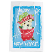 Happy Howlidays Coton Mittlere Geschenktüte (Rückseite)