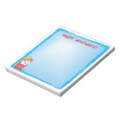 Happy Howlidays Coton Notizblock (Rotiert)