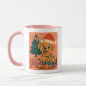 Happy Howlidays! Cute & Funny Dog Tasse (Links)
