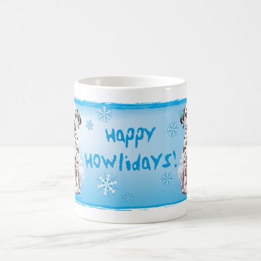 Happy Howlidays Dalmatiner Kaffeetasse (Mittel)