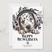 Happy Howlidays Dalmatiner Weihnachten (Vorderseite)