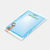 Happy Howlidays Doberman Post-it Klebezettel (angewinkelt)