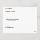 Happy Howlidays Dog Foto Weihnachten (Rückseite)