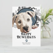Happy Howlidays Dogo Argentino Dog Weihnachten (Stehend Vorderseite)