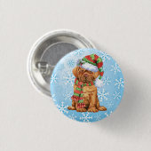 Happy Howlidays Dogue Button (Vorne & Hinten)